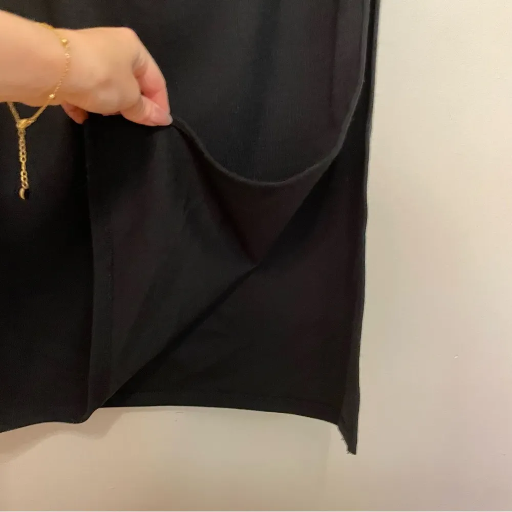 Forever 21 Sleeveless Mock Neck Ruched Maxi Dress, Black, Size M, NWT - Image 6