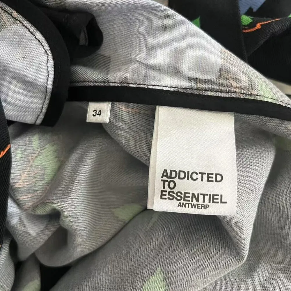 NWOT Essentiel Antwerp Women's Floral Cardi Coat/Dress Size 34/us 2 - Image 9