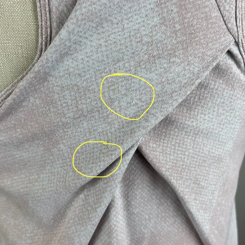 Lululemon Pink Marble Racerback Tank Top - Image 5