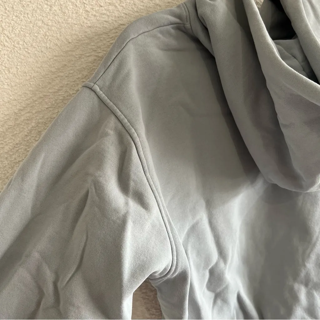 TNA Aritiza Women’s Cozy Fleece Long Sleeve Hoodie‎ Sweatshirt Gray Blue Size 1 - Image 10