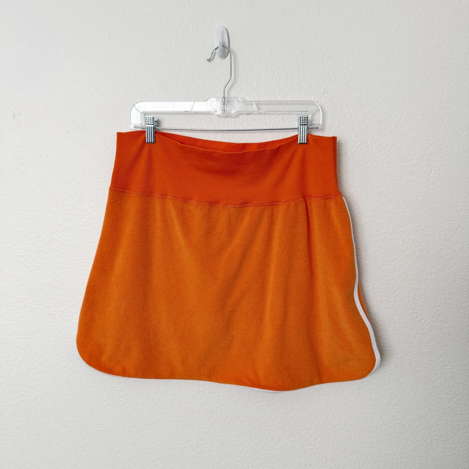 [Aerie] Offline Orange Hole in One Terry Cloth Mini Skort Hidden Shorts Size XL - Image 4
