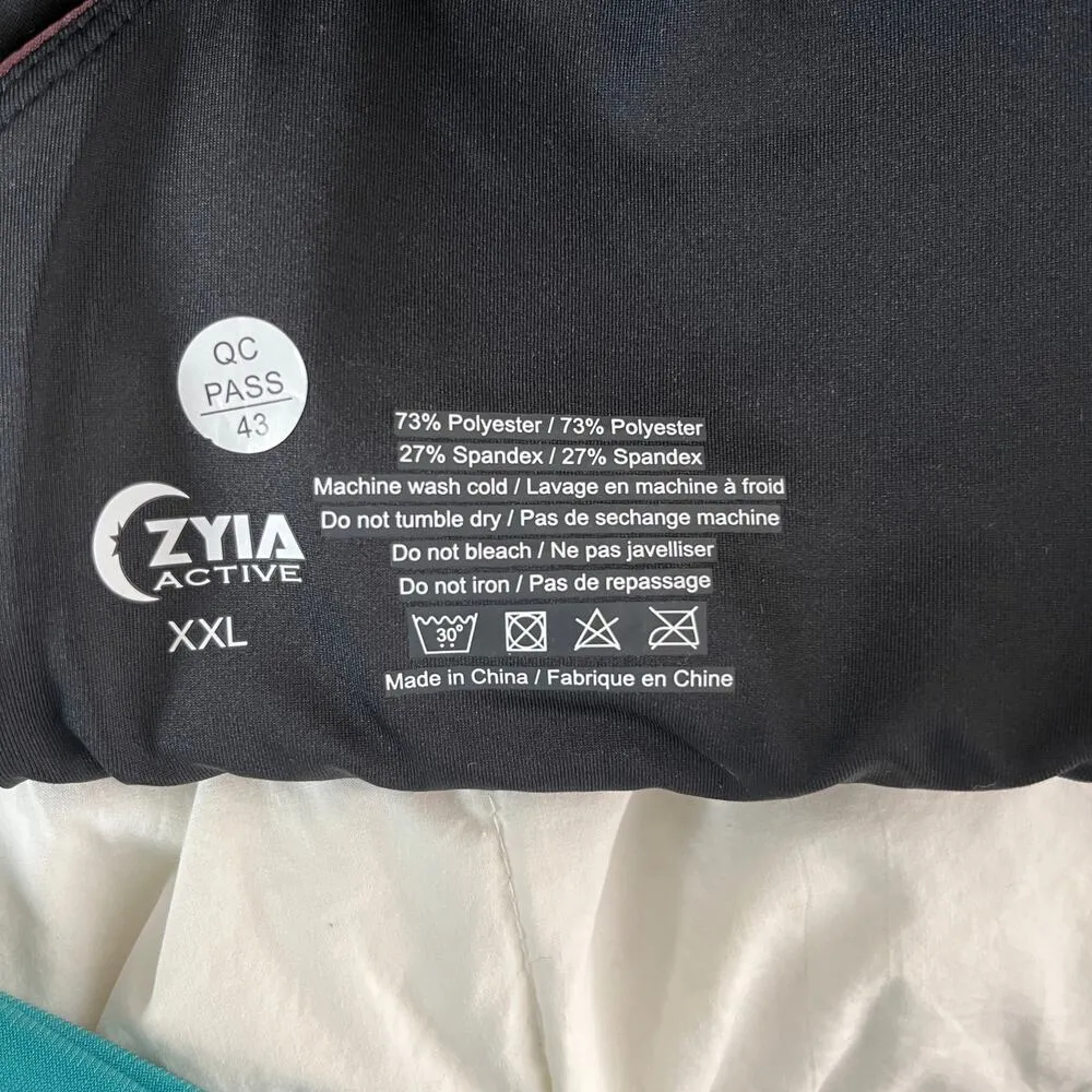 Zyia Active Fig Vibration Light N Tight Strappy Bra XXL New Purple Size undefined - Image 10