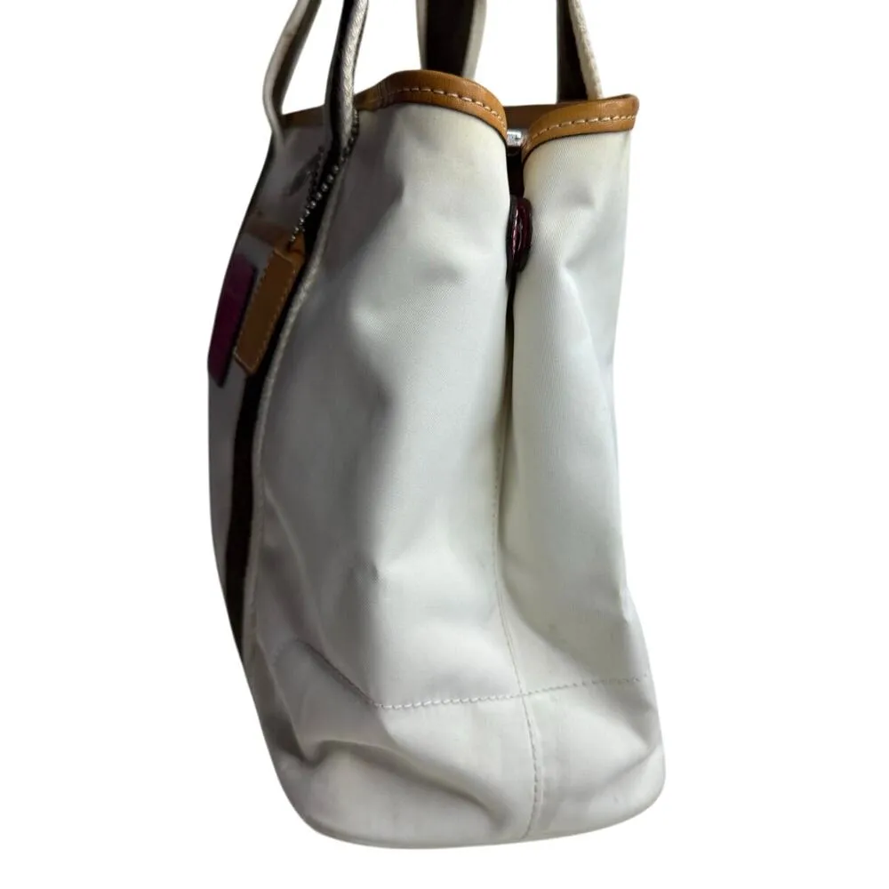 Vintage COACH y2k Hampton Nylon Tote - Image 5
