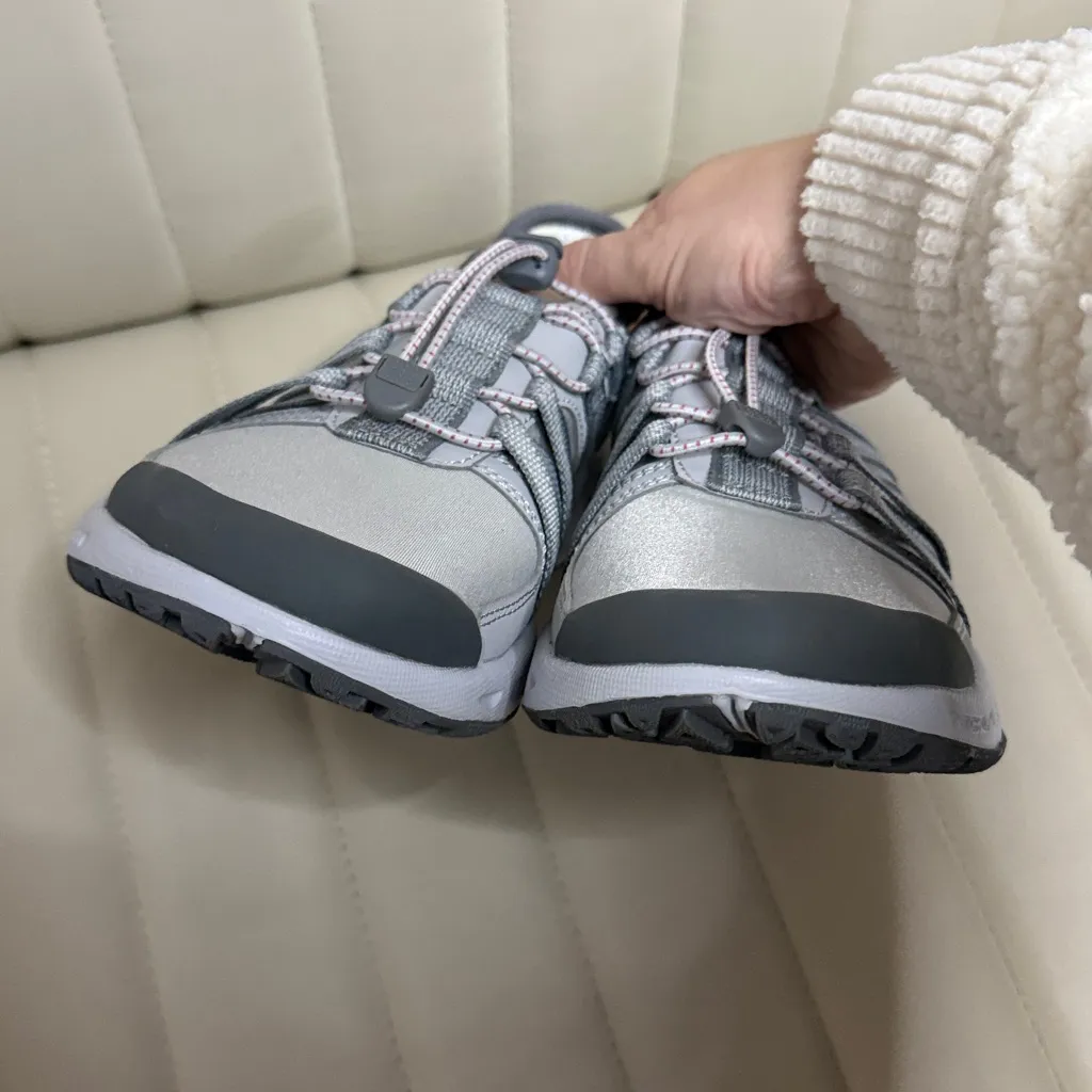 COLUMBIA Okolona Women's Water & Boat Shoe Slate Grey/Rouge Pink, Size 7.5 - Image 7