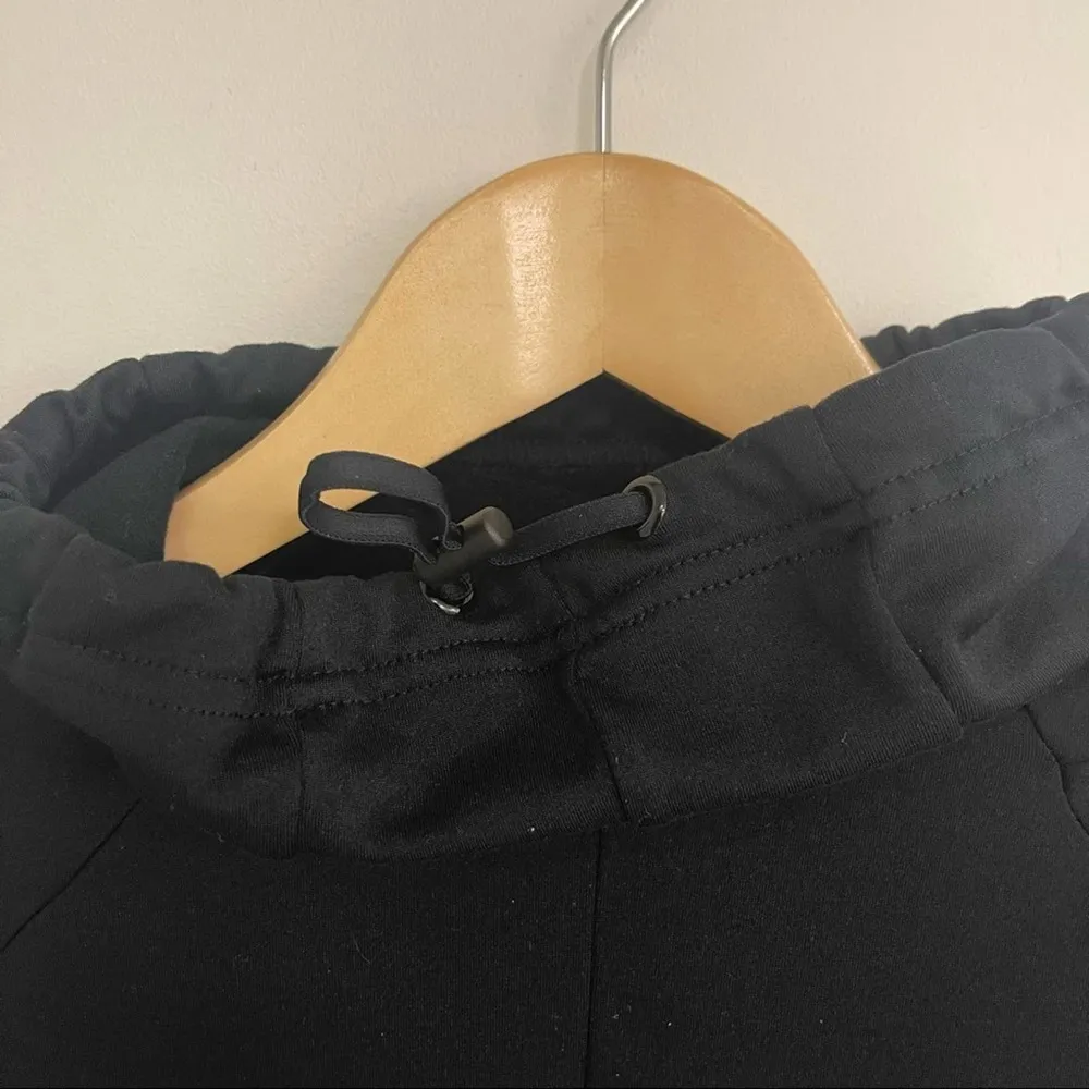 FABLETICS Liora Black Tunic Dress Long Sleeve Mock Neck with Bungee Cord Small - Image 10