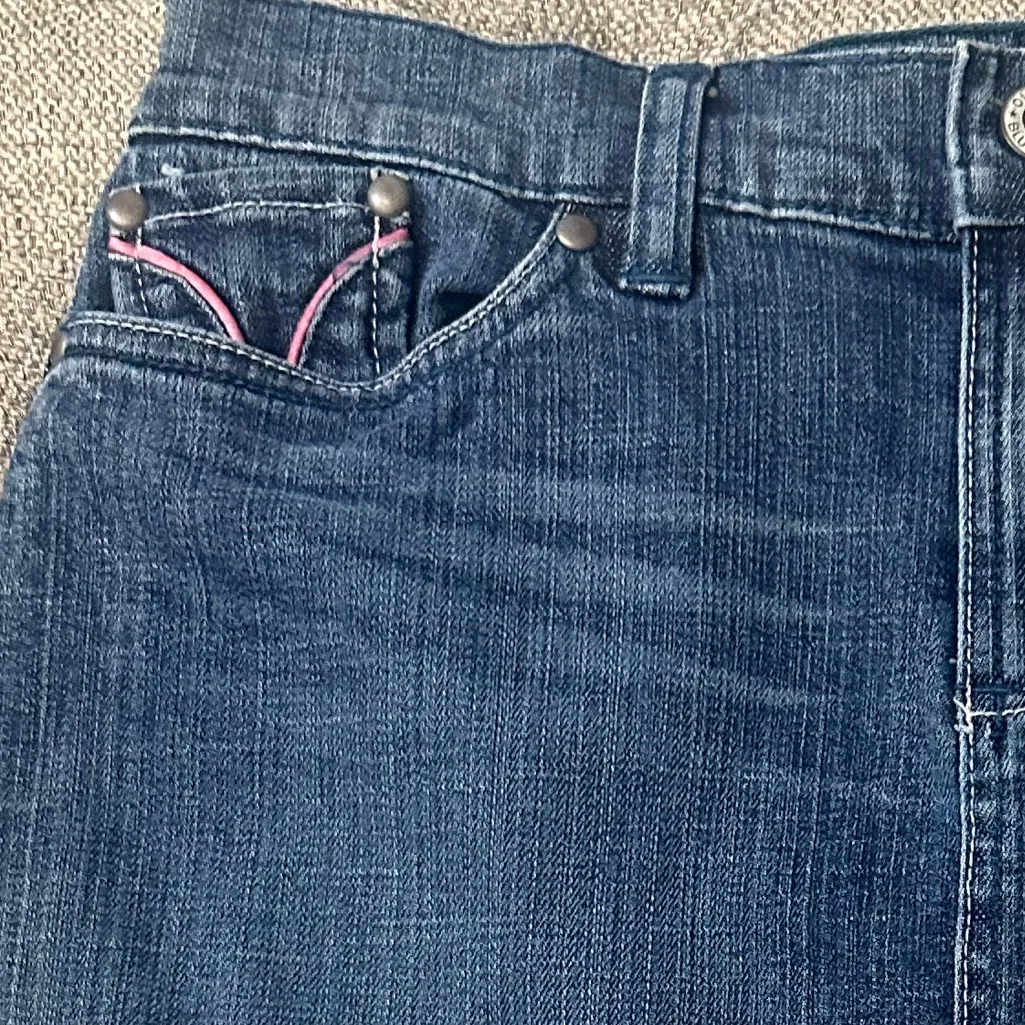Vintage Old‎ Navy Ultra Low Waist Denim Skirt - Image 5