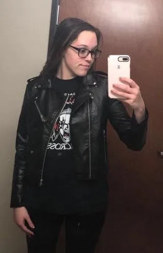 AFTF basic outerwear Leather Jacket - Image 5