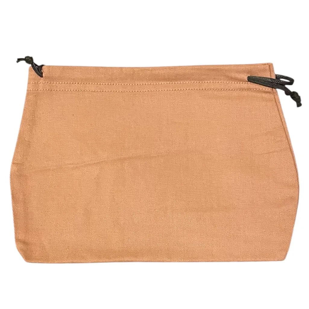 Alaia 9.25” x 6.5” Wallet Clutch Mini Bag Accessory Sunglasses Dustbag Brown - Image 2