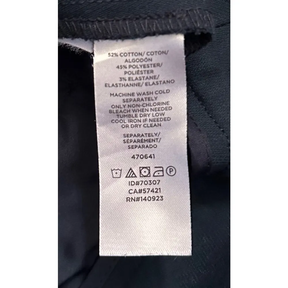 Loft Marisa Size 8 Emerald Green dress pants with gold accent buttons - Image 11