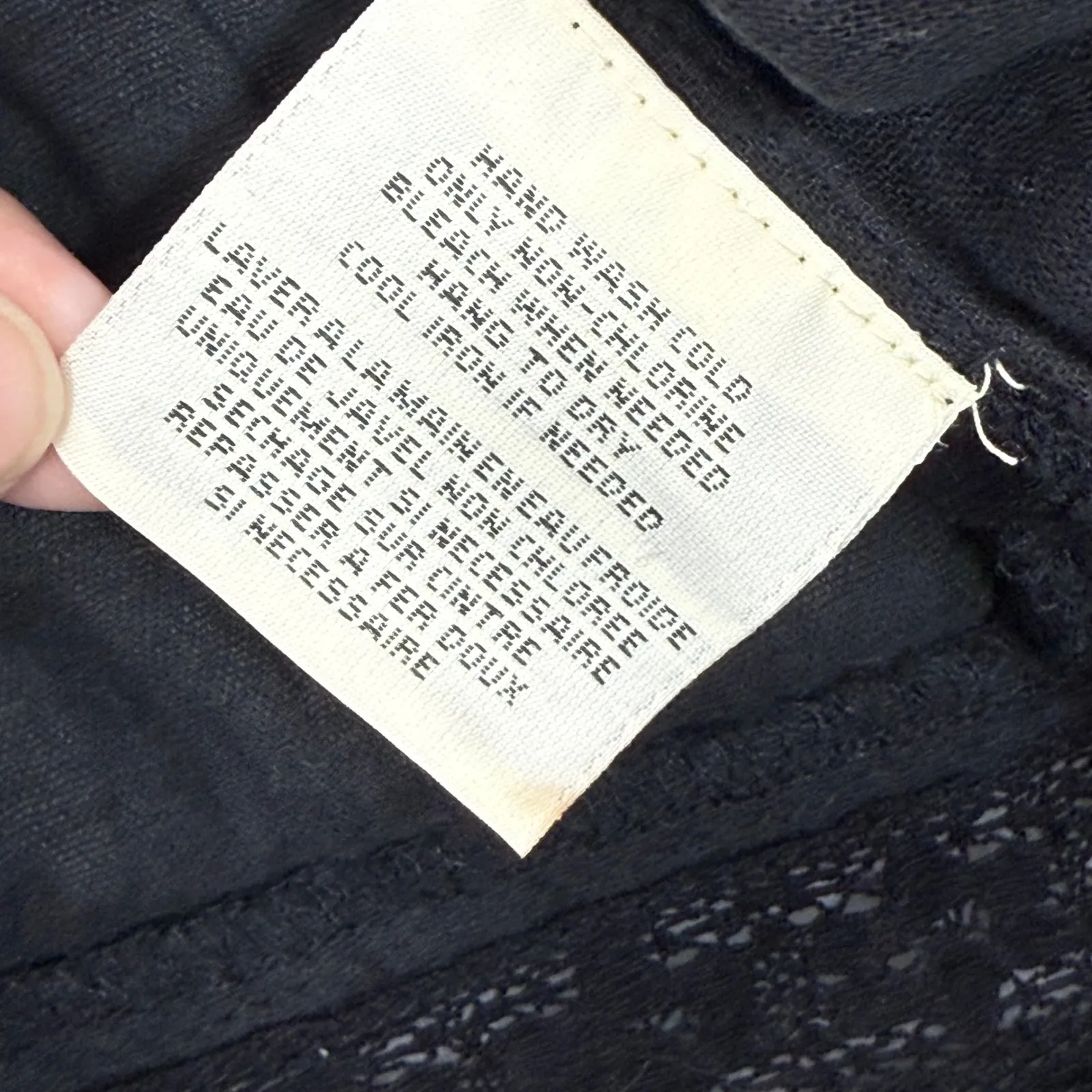 Denim & Supply‎ Ralph Lauren Lace Top Blouse 3/4 Sleeve Black Bohemian L - Image 5