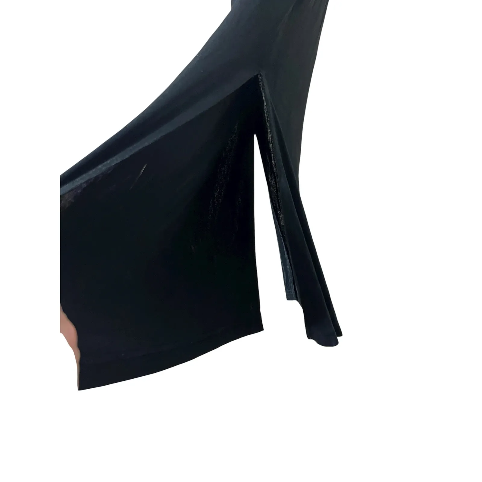 French Laundry Black Maxi Skirt with Slit Stretch Career Casual Size M‎ - Image 4