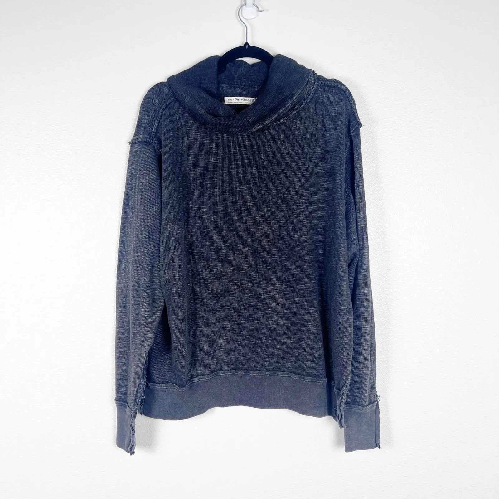 We The Free Women's‎ Timmy Turtleneck Sweater Gray Sz XS - Image 3