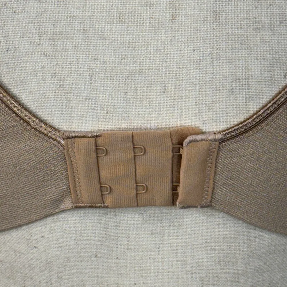 Warners Easy Does It Medium Convertible Bra Comfort Band Padded Cups Adjustable Tan - Image 6