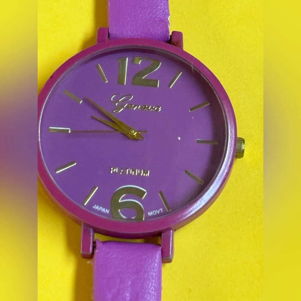 Geneva Purple Women's Watch - Image 2