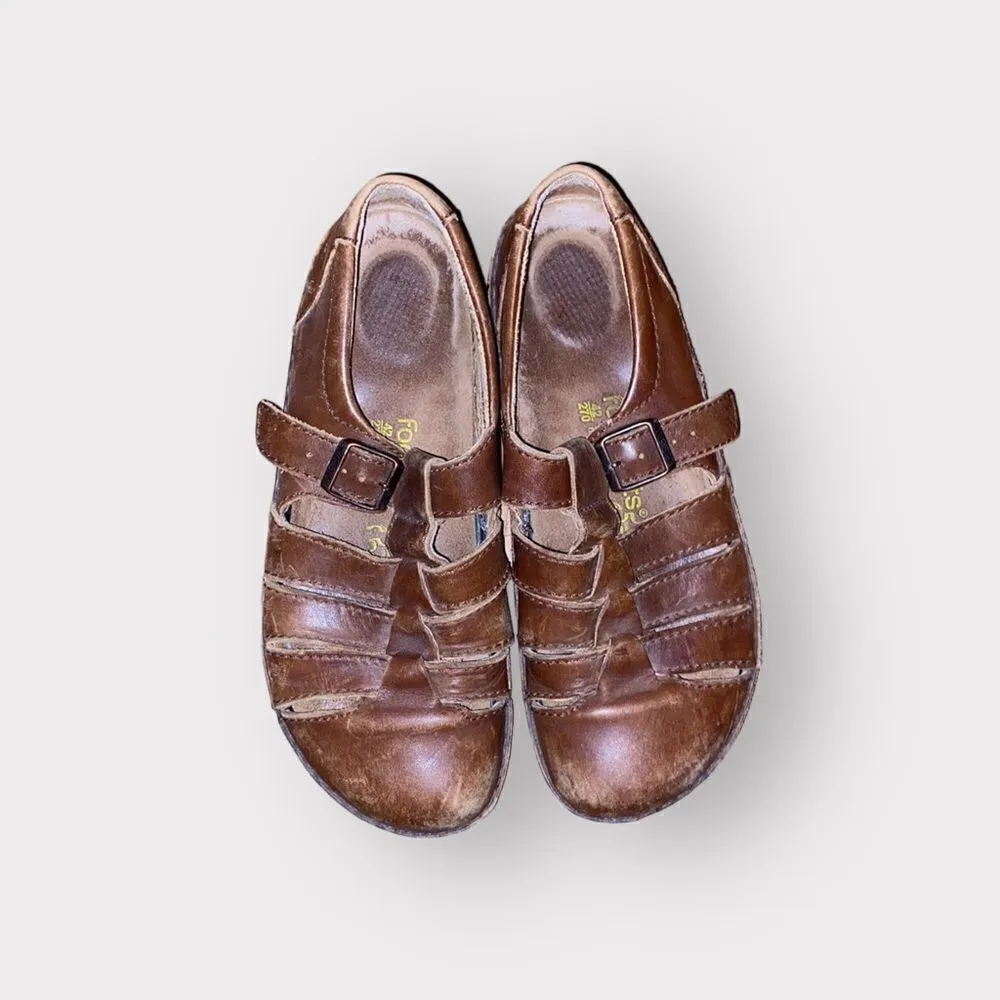 Footprints Brown Leather Shoes Size 11.5 Brown - Image 3