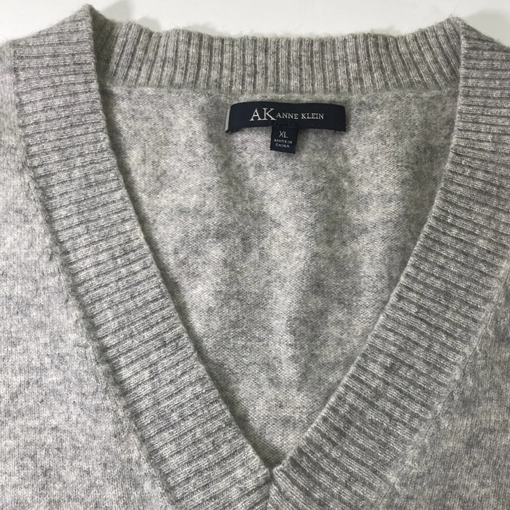 AK Anne Klein cashmere blouse XL - Image 4