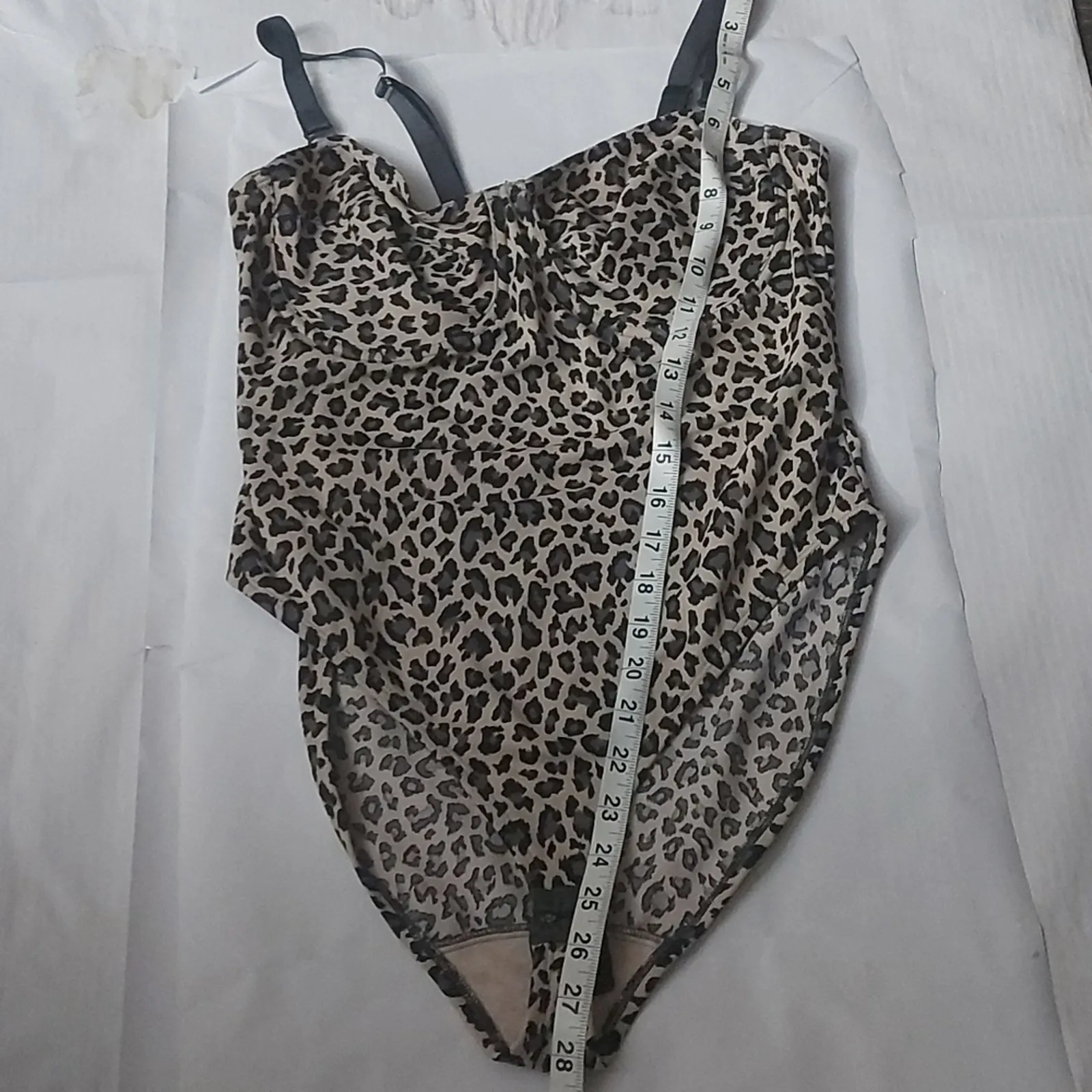 BodySlimmers by Nancy Ganz Leopard Shapewear No Size Animal Print Dopamine Print Black Size M - Image 11