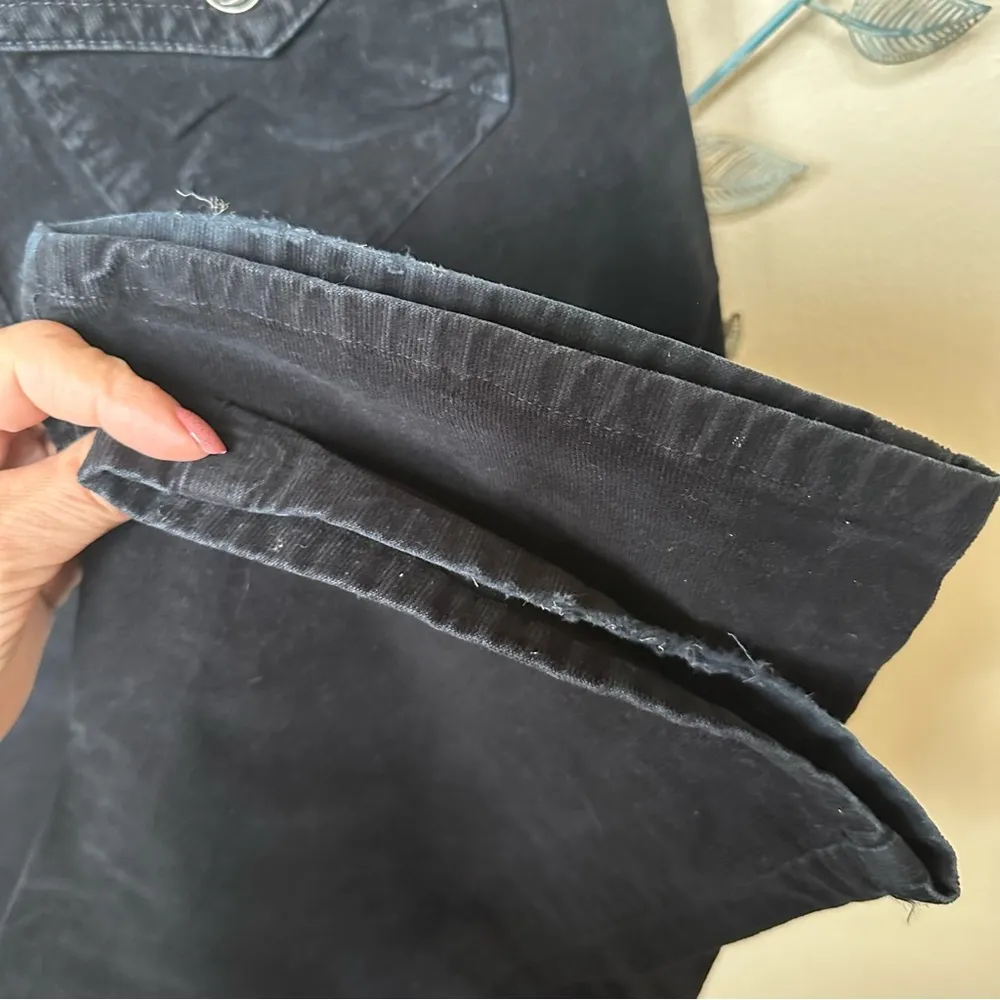 Sanctuary Clothing black corduroy Close Fit boot cut pants Sz 28 - Image 4