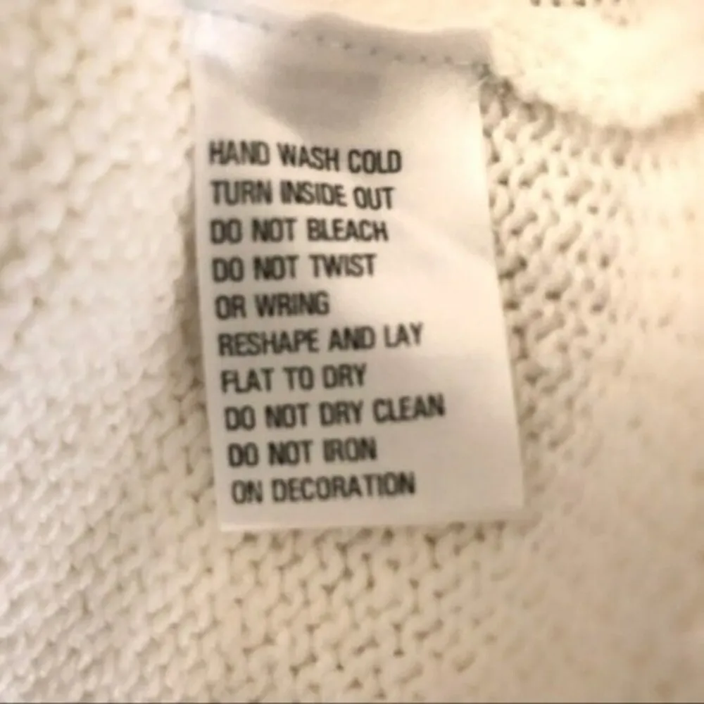 CAROLYN TAYLOR Floral Embroidered Sweater Size Medium VINTAGE - Image 6