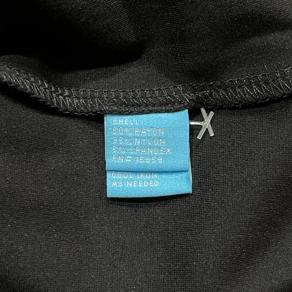 J. McLaughlin Keaton Classic Ponte Knit Black Long Sleeve Blouse - Size Small - Image 11