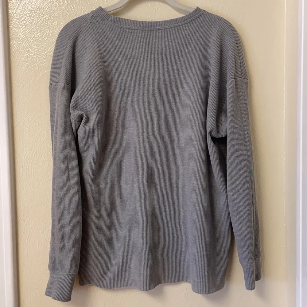 oversized waffle knit long sleeve - Image 3