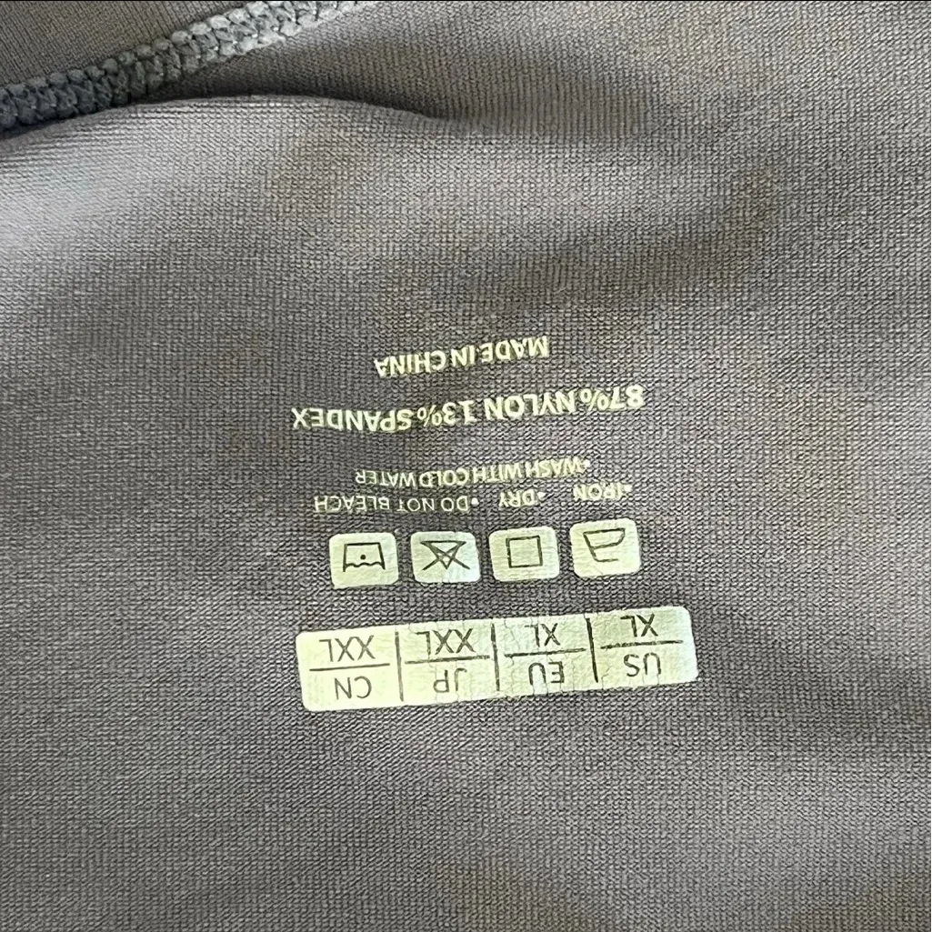 Womens Longline Cross Back Crop Top Sports Bra XL Workout Yoga Pilates Gym Purple - Image 3