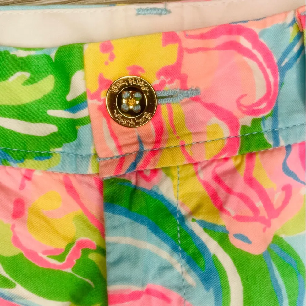 Lilly Pulitzer the Callahan shorts size 0 tropical beach floral summer pattern - Image 4