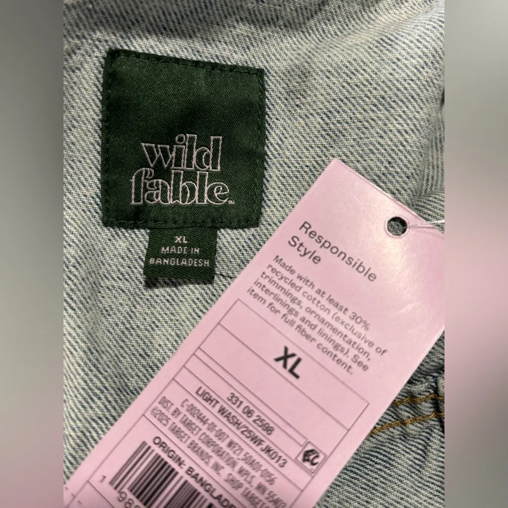 ❤️❤️Stylish Sleeveless Denim Vest size XL NWT❤️❤️ - Image 7