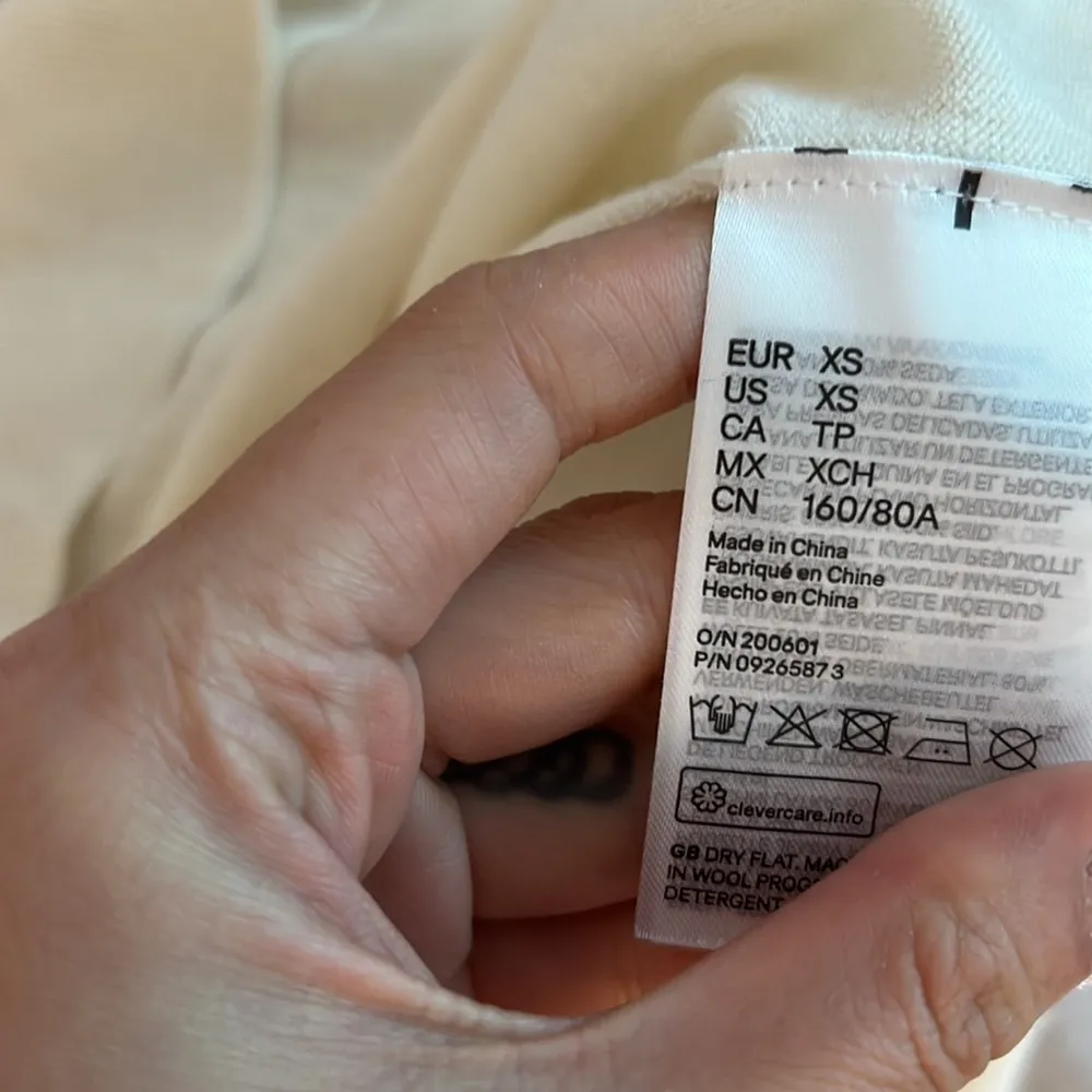 NWT Simone Rocha x H&M Wool/ Silk Blend Cardigan with faux pearl Size XS - Image 7