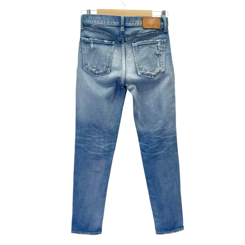 Moussy Vintage Lenwood Skinny Selvedge Ankle Jeans Size 26 | 2 Japanese Drnim Blue - Image 3