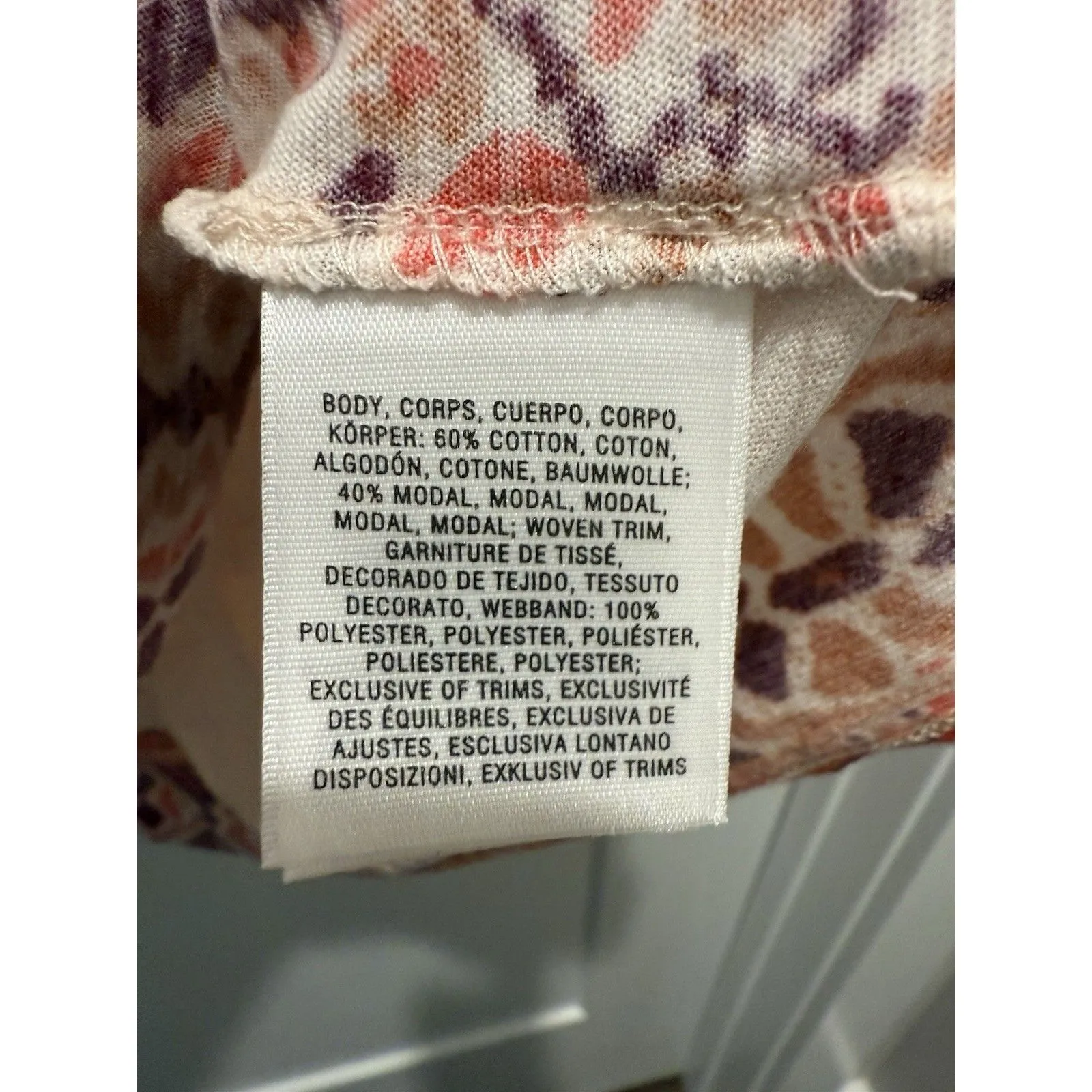 Akemi + Kin Raina Tank Top Extra Large Ivory Burgundy Anthropologie Braided Trim - Image 5