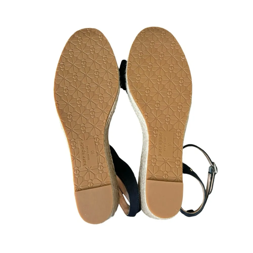 Kate Spade - NWOB Theodora Espadrille Wedge Strappy Sandals Sz 10 - Image 9