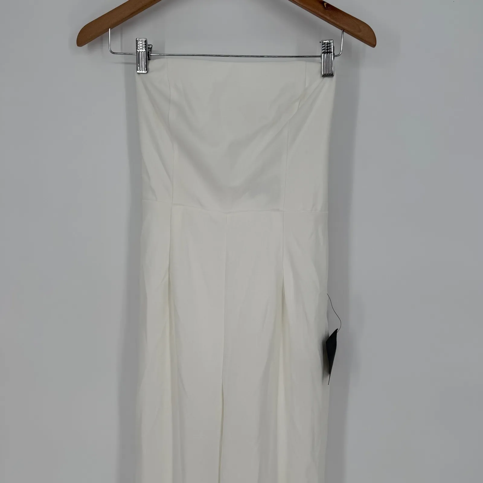 Lulus Marvelous Glow White Strapless Pearl Tie - Image 3