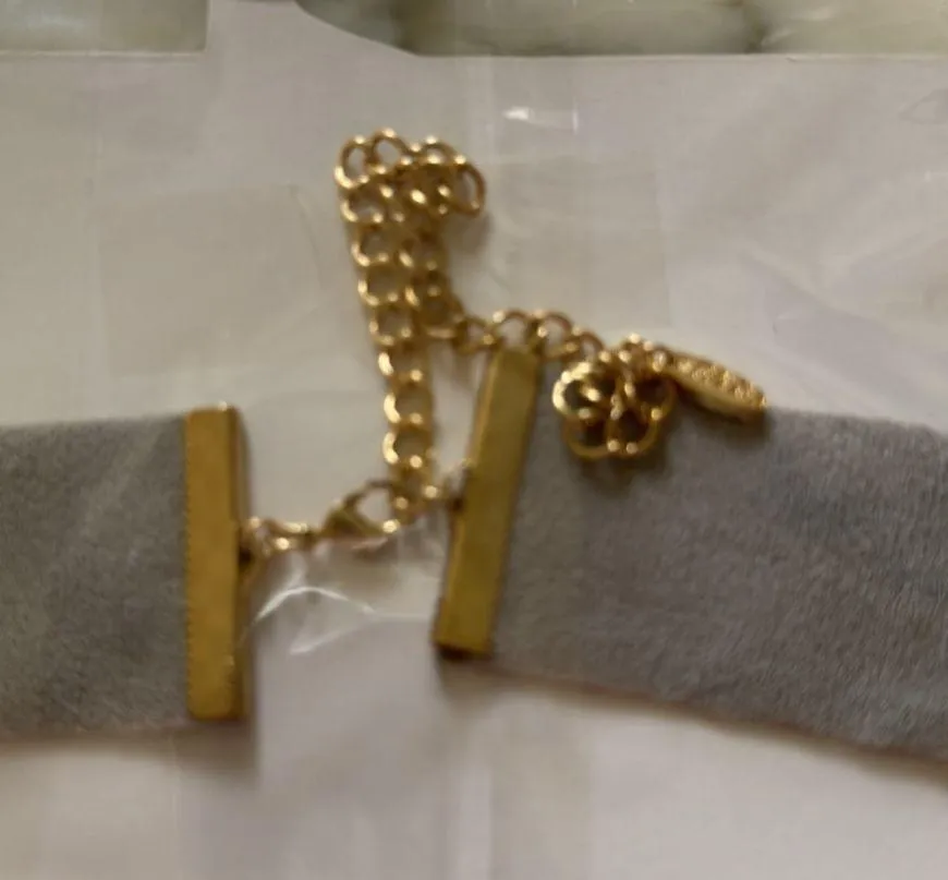 NWT Ettika 1.25” Wide Vegan suede choker - Image 3