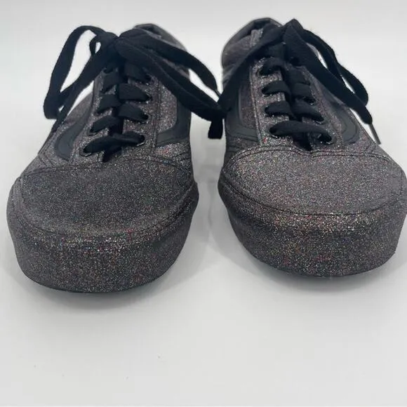 Vans Old Skool Rainbow Glitter Black Size 7.5‎ - Image 3