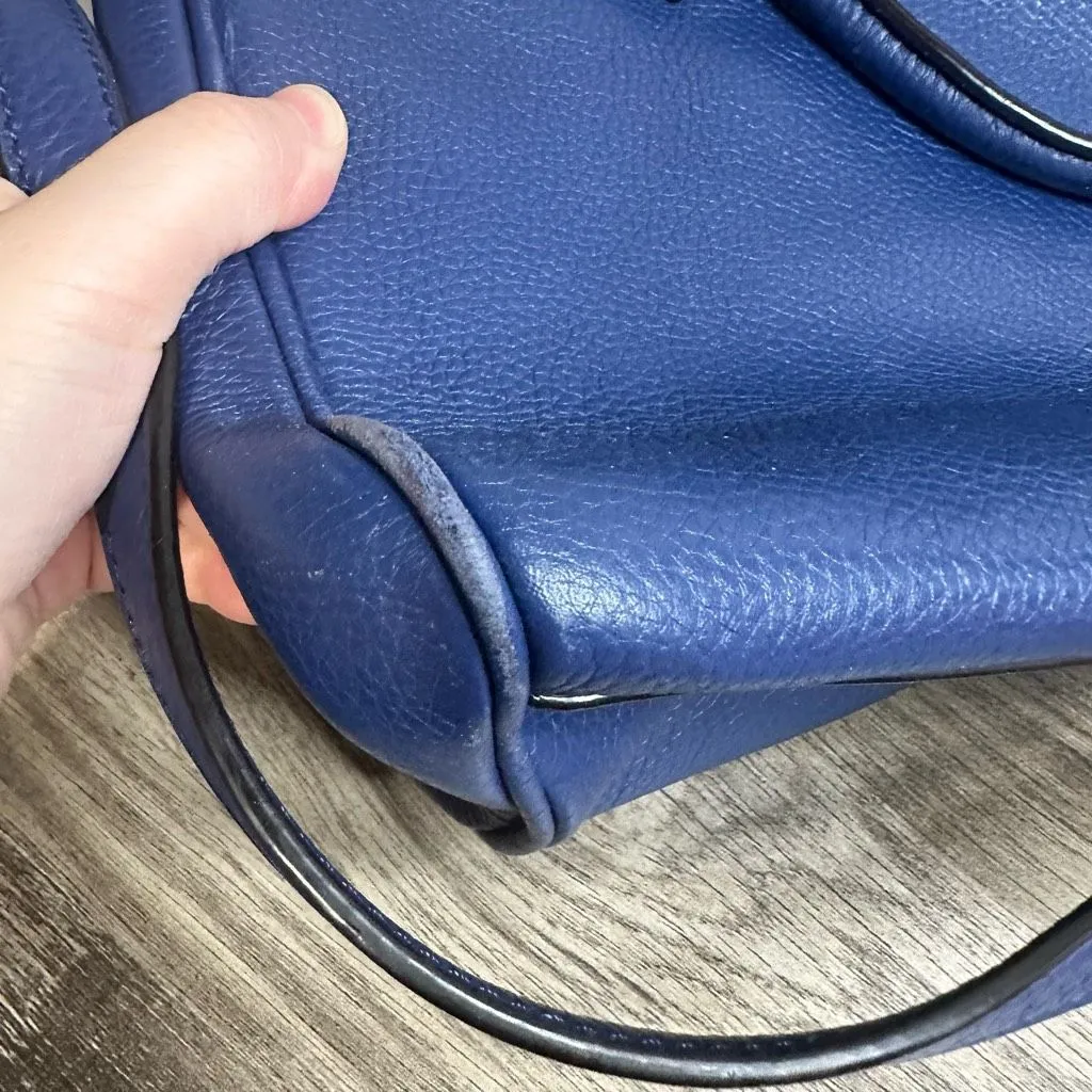 Kate Spade Women’s Blue Mulberry Street Pebbled Leather Bag - Image 5