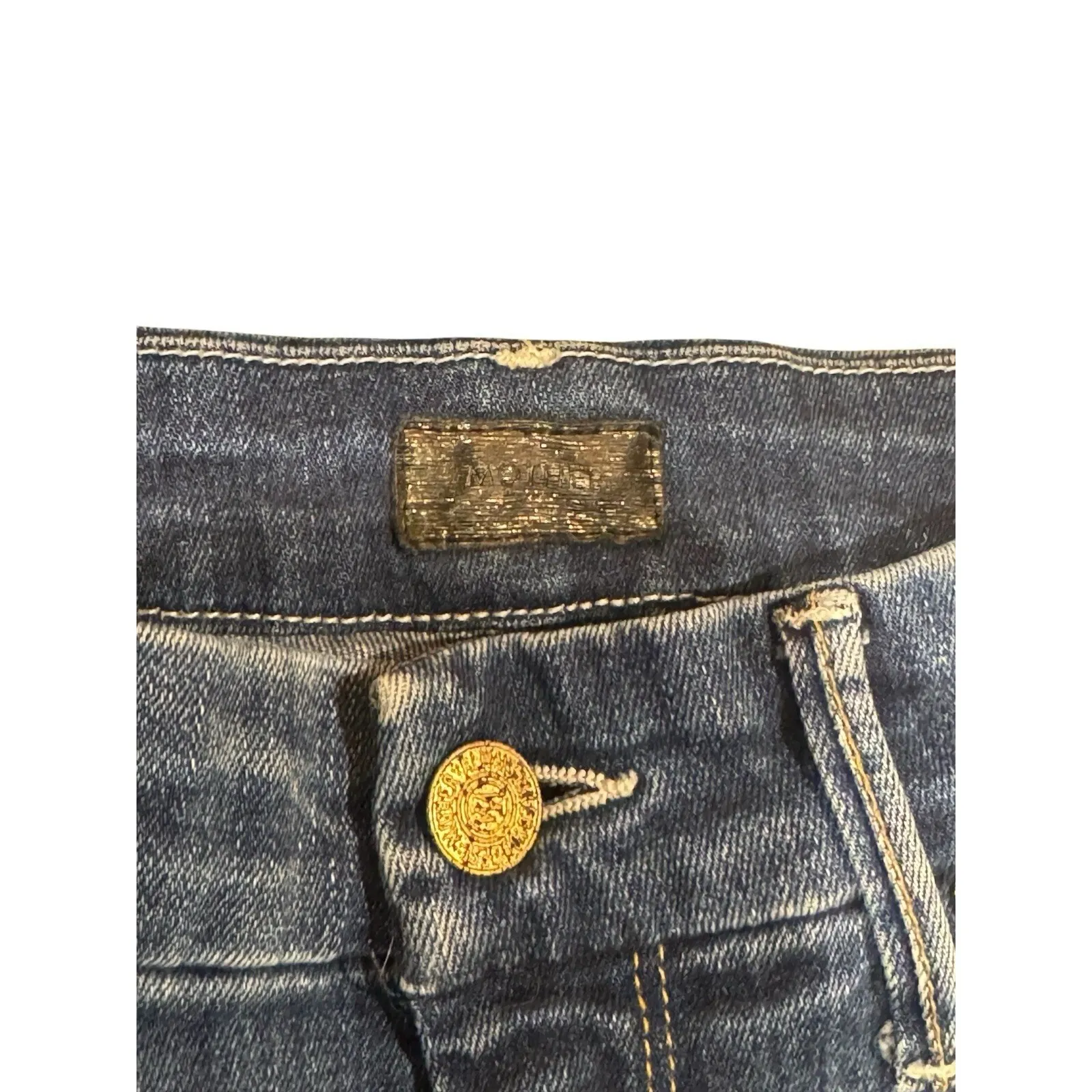 Mother High Waisted Looker Ankle Fray Not Rough Enough Women's Jeans Size‎ 26 Blue - Image 3