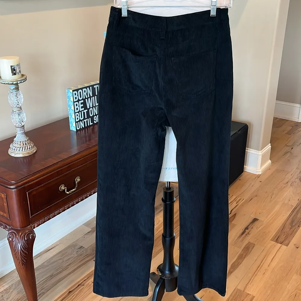 Cabana Crown & Ivy Black Corduroy Pants Womens 8 New - Image 9