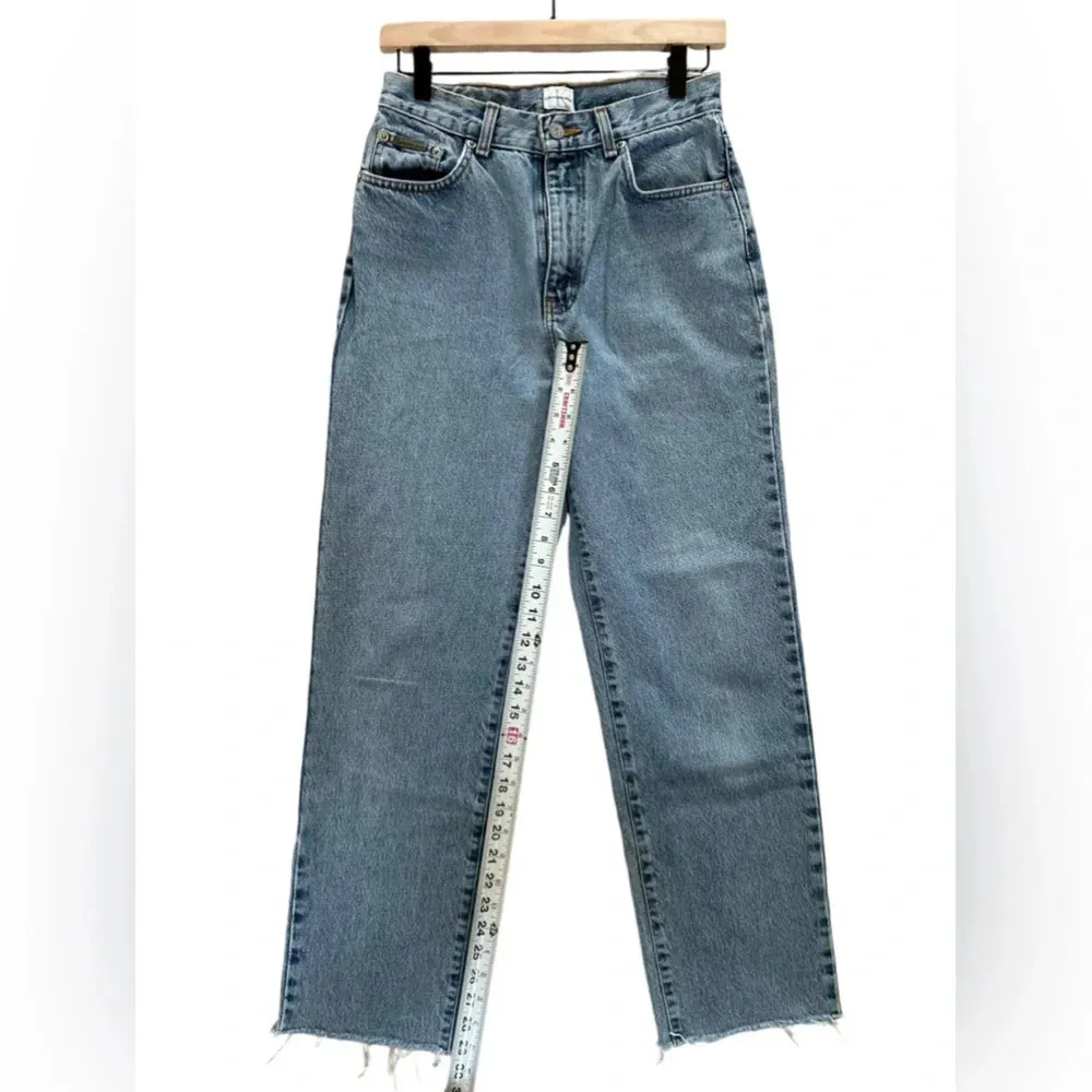 Women’s Vintage Calvin Klein High Rise Light Double Stone Easy‎ Fit Jean. Size 6 - Image 5