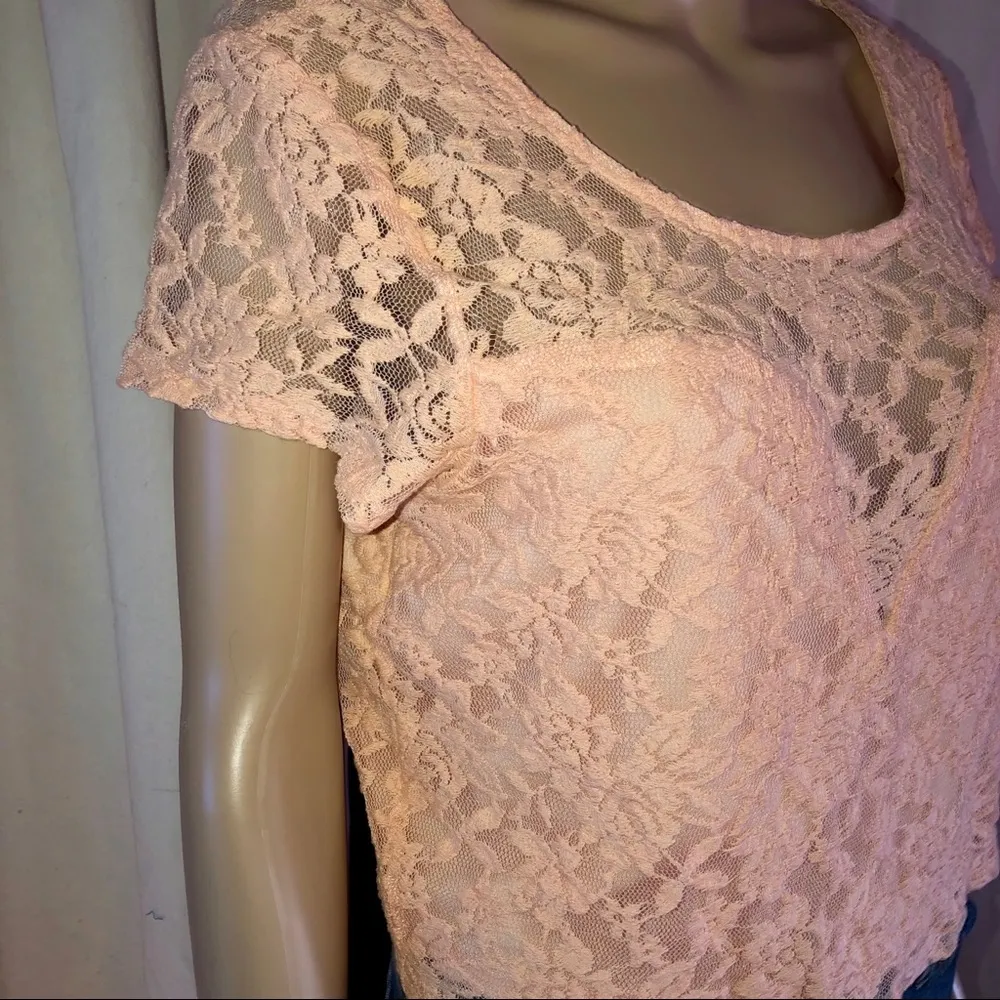 Material Girl  lace crop top - Image 3