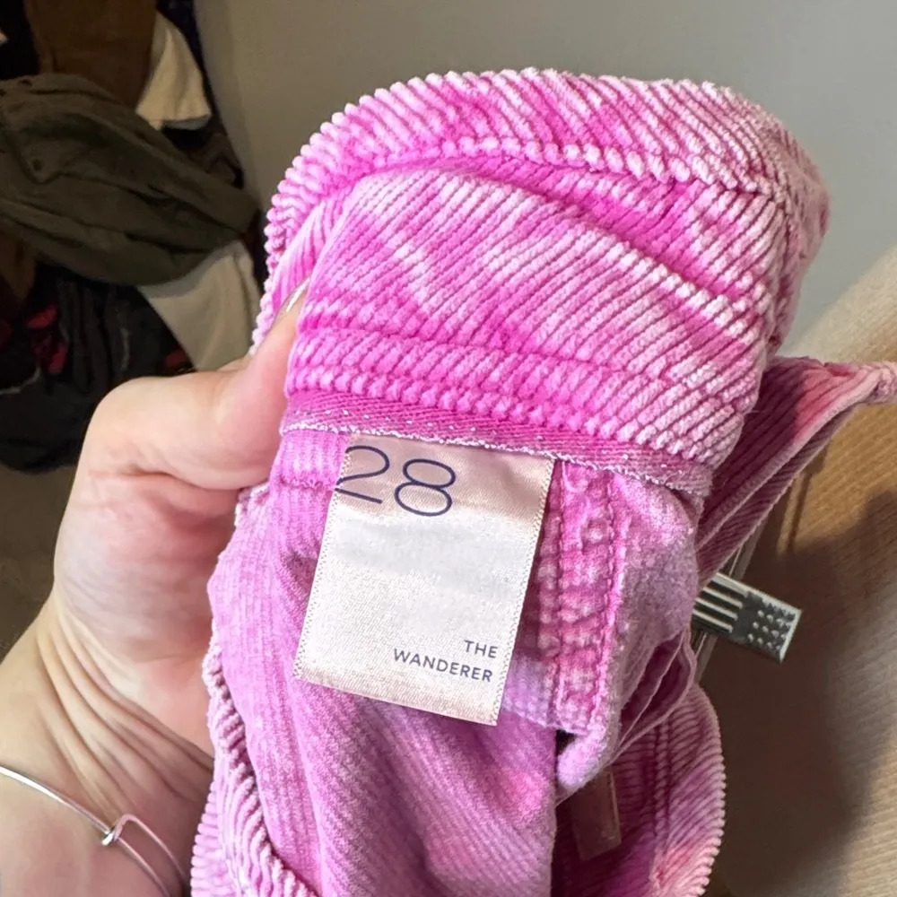 Pilcro Pink Corduroy Women's Cargo Shorts Anthropologie sz 28 - Image 5