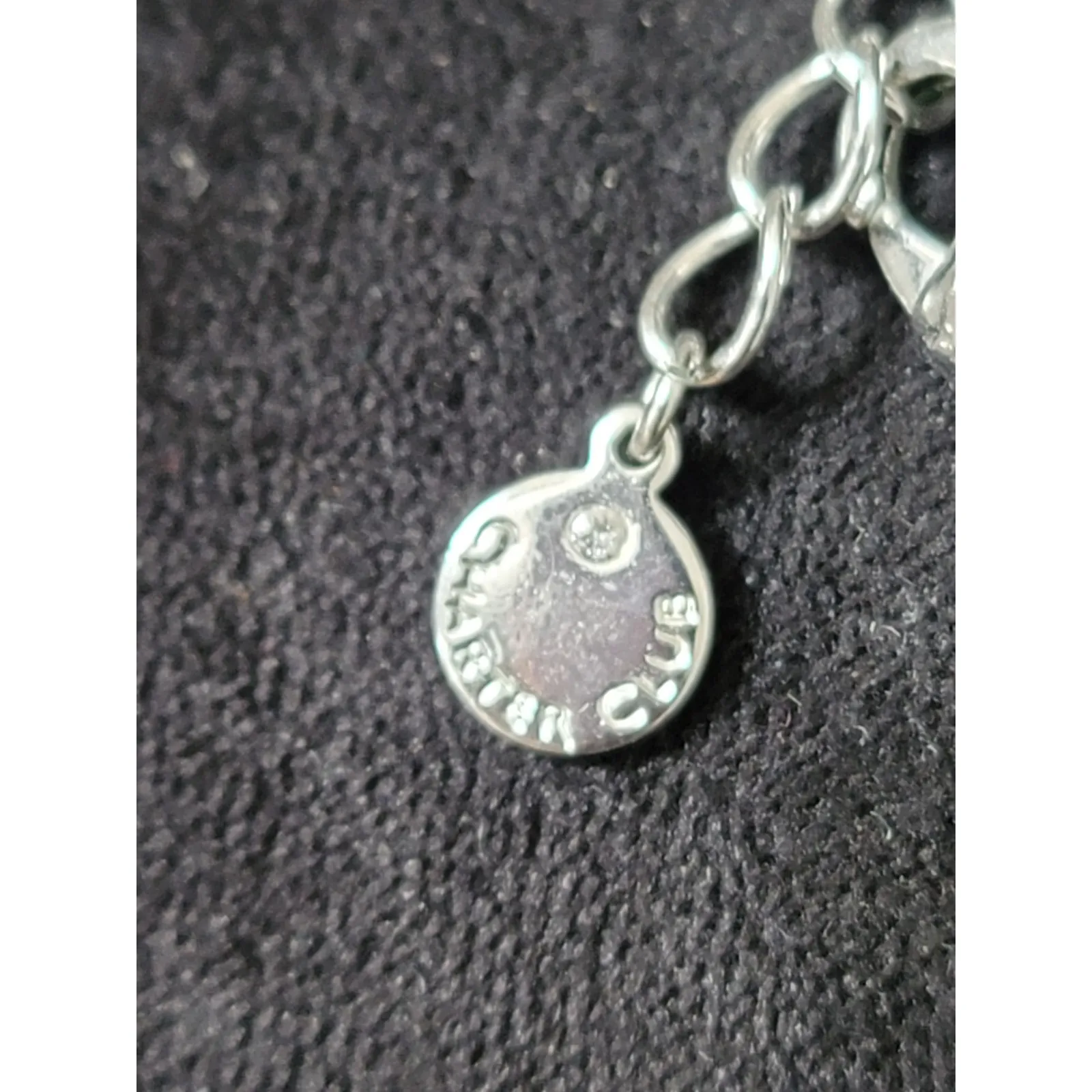 Charter Club Silver Pearl Beaded Statement Necklace With Lobster Claw Lock - Image 7