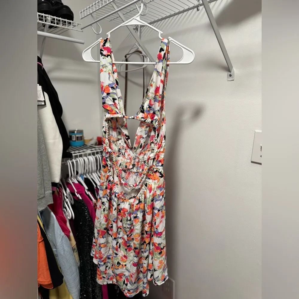 VERO MODA FLORAL PRINT MINI DRESS large - Image 2