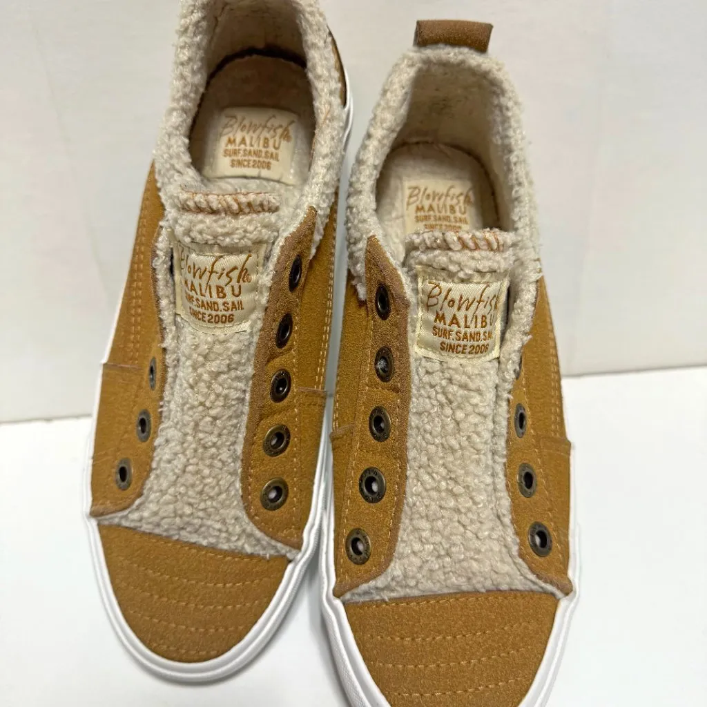 Blowfish Playdoe Washed Sneaker Tan Size 8 - Image 7