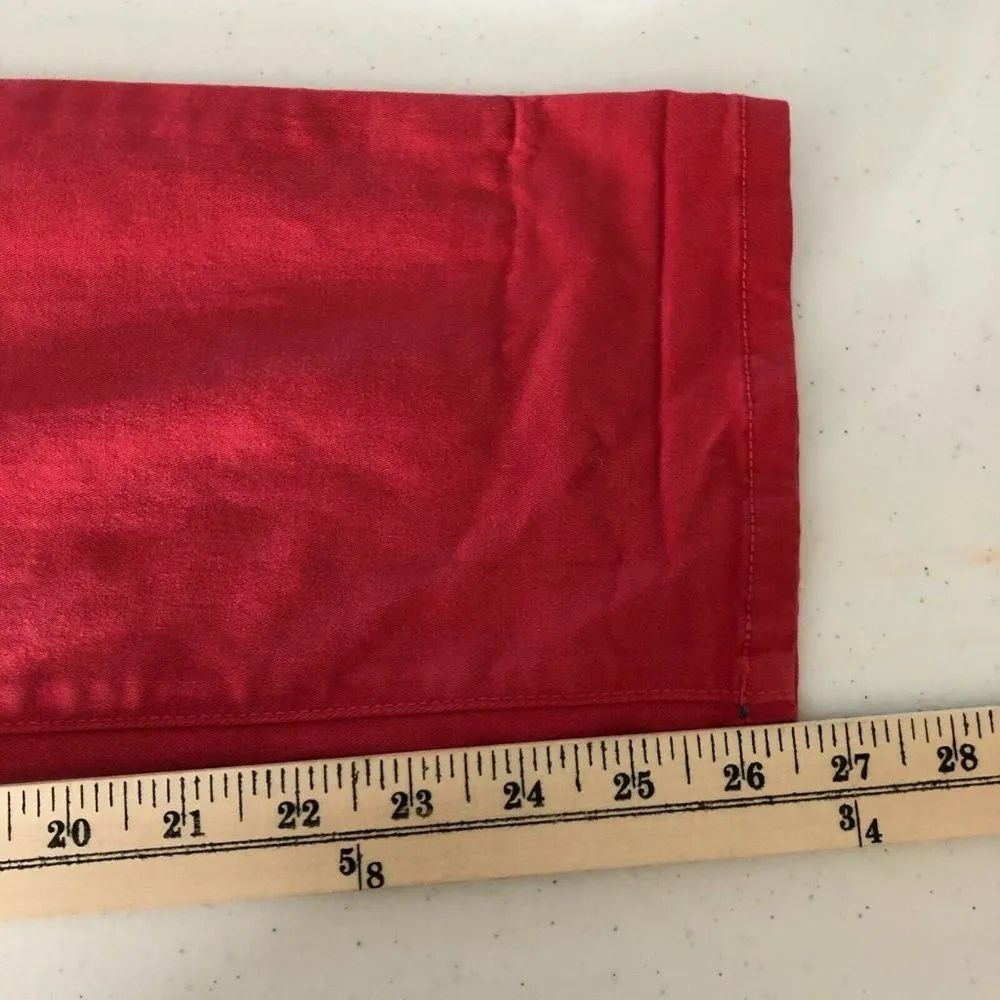 Level 99 Womens Jeans Lily Skinny Straight Red Pink Stretch Size 30 - Image 9