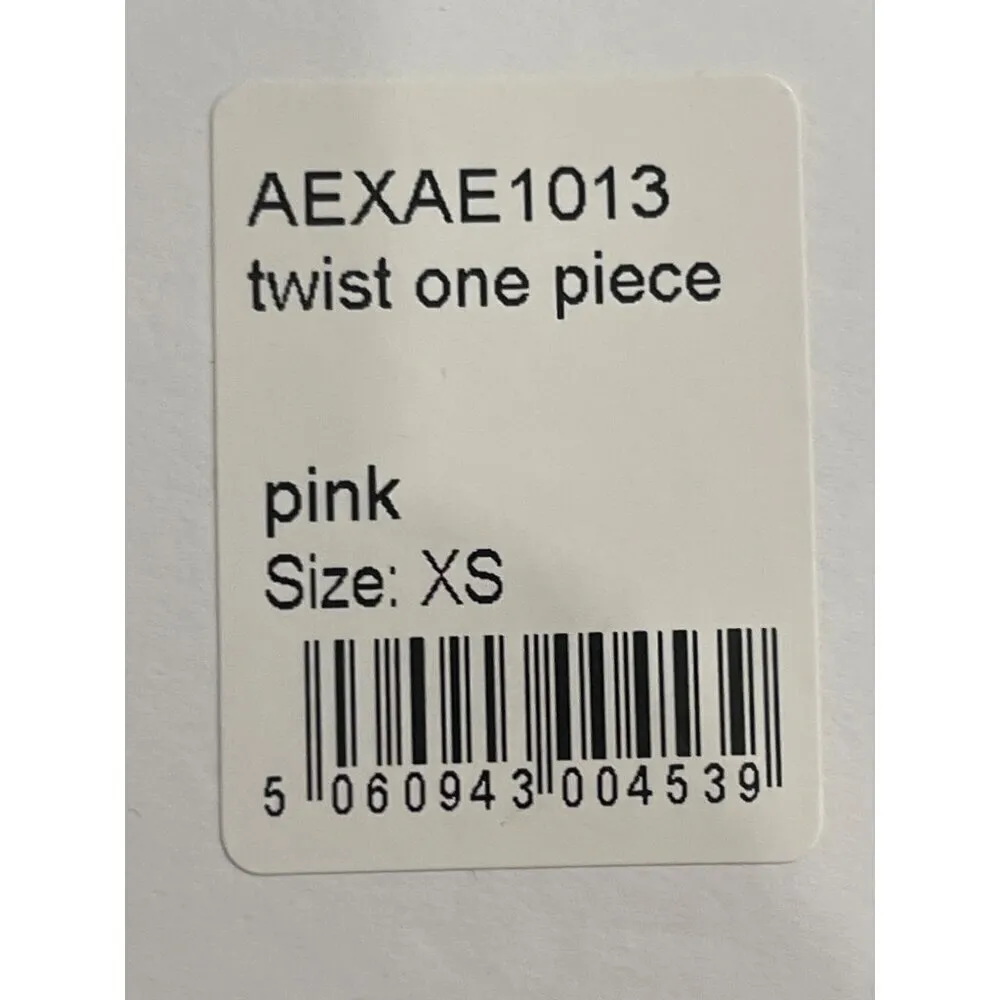 AEXAE Twist Swimsuit in Pink XSmall New Womens One Piece Swim Size XS - Image 8