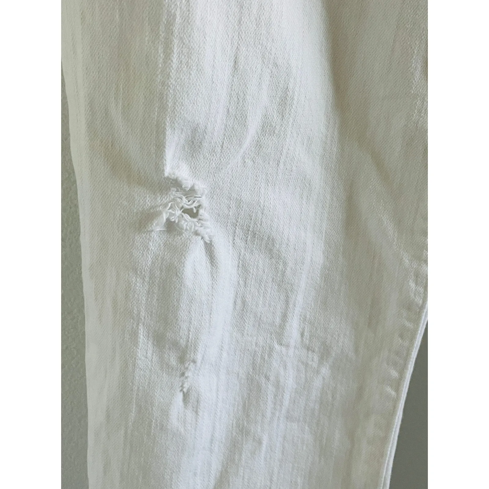 J. Crew Slim Boyfriend Jeans White Denim - Image 6