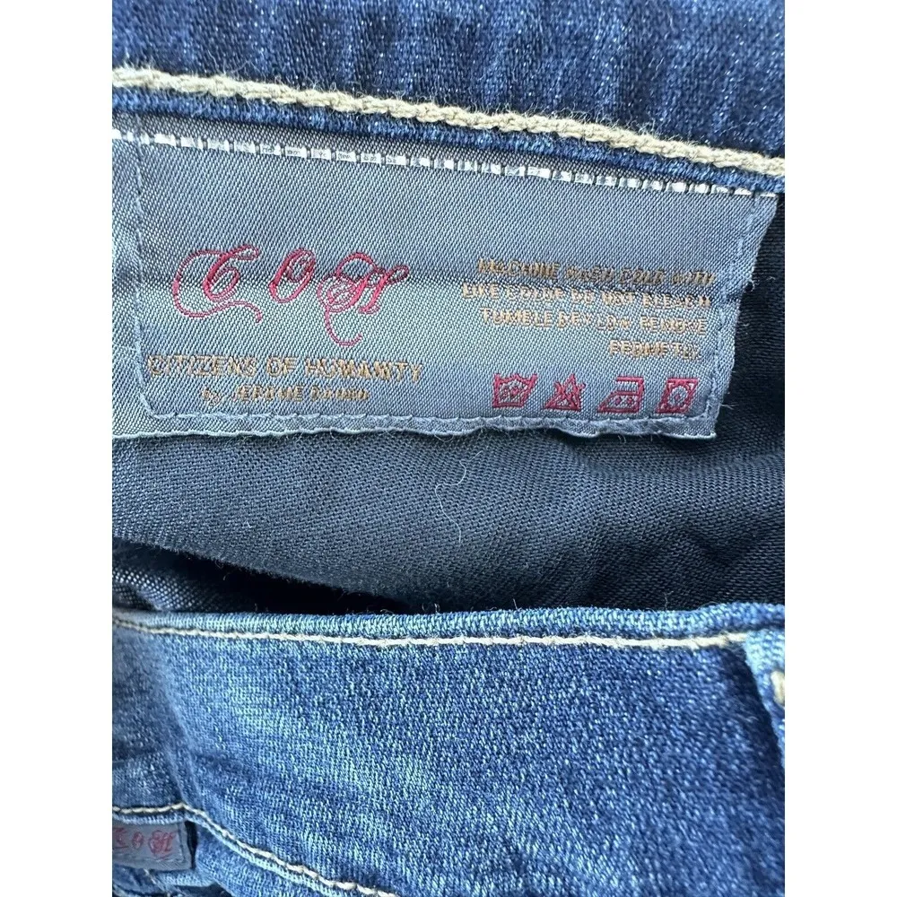 NEW Citizens of Humanity Dita Petite Bootcut Leg Size 27 Blue Style # 1325B-243 - Image 5