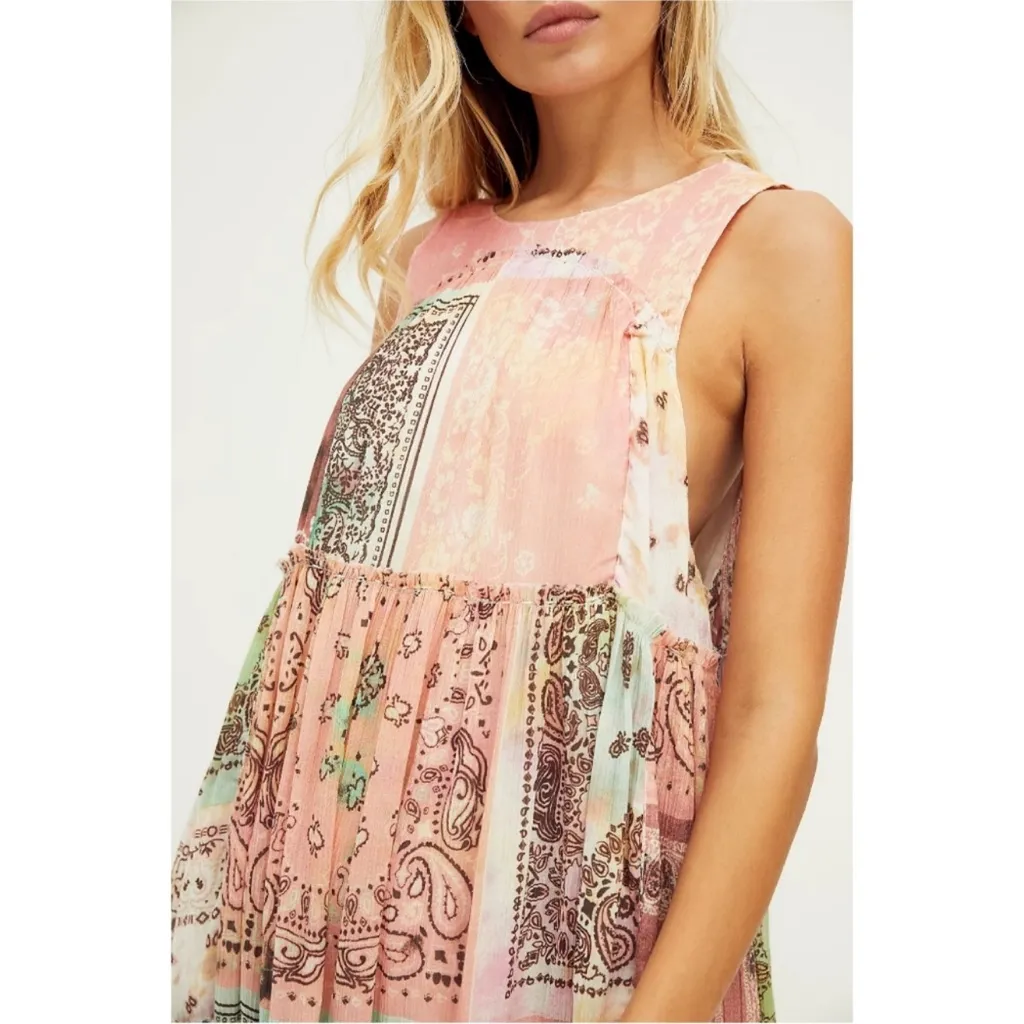 Free People Bandana Rama Maxi Cotton Dress - Image 3