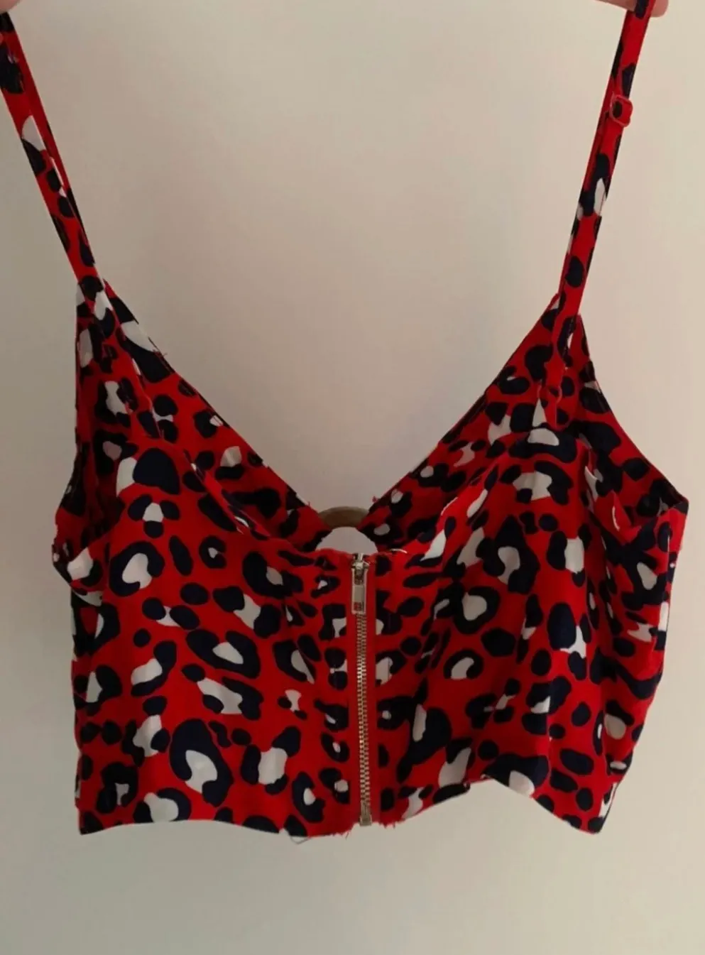 Millau Red Cheetah Leopard Ring Tank - Image 2